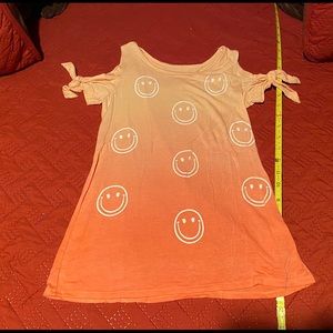 Justice tie sleeve top